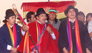 L�deres de la CONAIRE en Ecuador